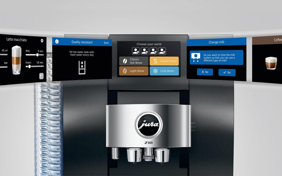 Jura - Z10 NAB Automatic Coffee Machine Aluminum Black - 15702