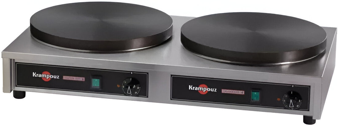KRAMPOUZ - 15.7" Electric 2 Burners Crepe Maker - CECIJ40AT
