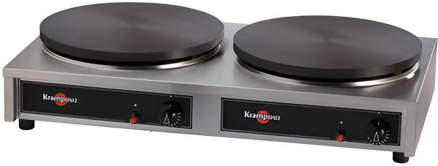 KRAMPOUZ - 15.7" Gas 2 Burners Crepe Maker - CGCIM40AB