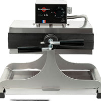 KRAMPOUZ - 240 V, 4" x 6" Swivel Brussels Waffle Maker - WECCBEAT