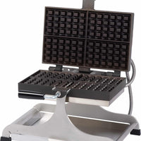 KRAMPOUZ - 240 V, 4" x 6" Swivel Brussels Waffle Maker - WECCBEAT