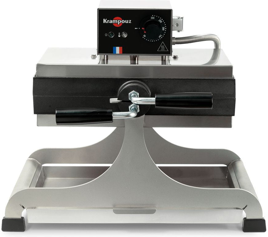 KRAMPOUZ - 4" x 13", 240 V Swivel Liège Waffle Maker - WECCIEAT