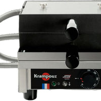 KRAMPOUZ - 4" x 7", 240 V Single Liège Waffle Maker, 180° Opening - WECDHAAT