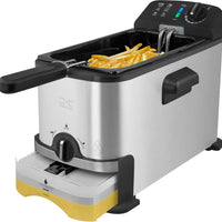 Kalorik - 3 L Stainless Steel Deep Fryer with Oil Filtration - FT43721BK
