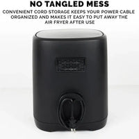 Kalorik - 5 QT Stainless Steel Full Touchscreen Air Fryer - FT52357SS