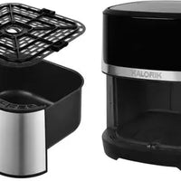 Kalorik - 5 QT Stainless Steel Full Touchscreen Air Fryer - FT52357SS