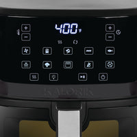 Kalorik - 7 QT Black Platic Touchscreen Air Fryer with Window - FT52324BK