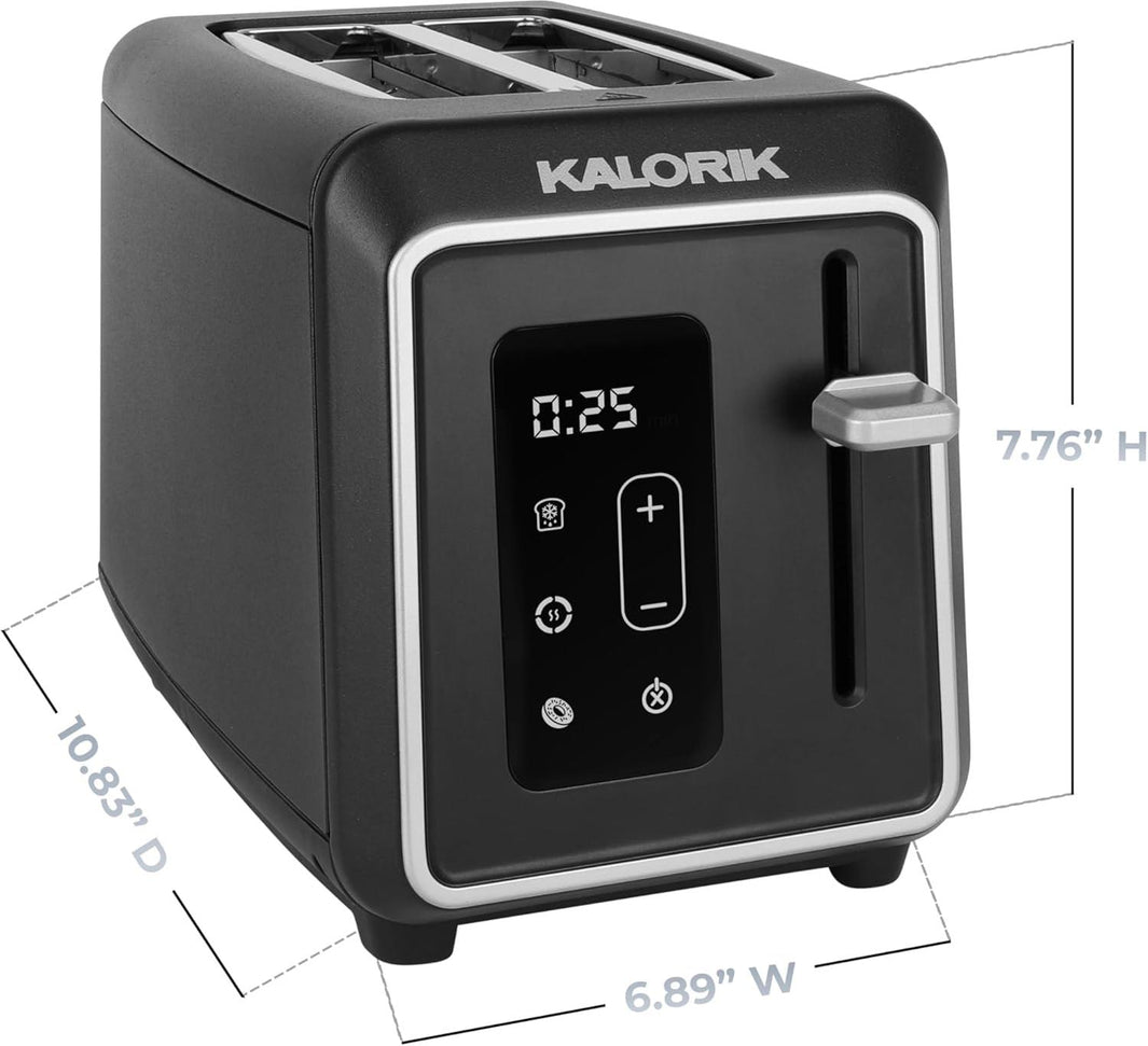 Kalorik - Designer Series 2-Slice Digital Toaster With Large LED Display - TO52789BKS13