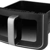 Kalorik - Designer Series 8 QT Black and Silver Air Fryer with Window - FT52790BKS13