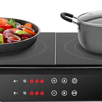 Kalorik - MAXX 2-in-1 Electric Griddle & Double Cooktop - GR52470SS