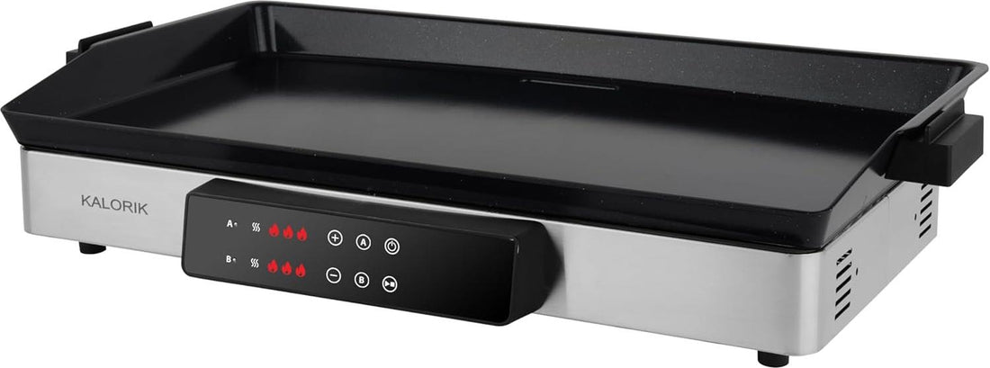 Kalorik - MAXX 2-in-1 Electric Griddle & Double Cooktop - GR52470SS