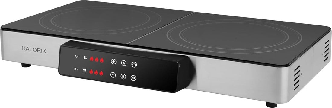 Kalorik - MAXX 2-in-1 Electric Griddle & Double Cooktop - GR52470SS