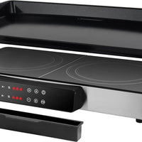 Kalorik - MAXX 2-in-1 Electric Griddle & Double Cooktop - GR52470SS