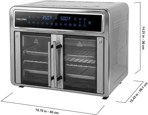 Kalorik - MAXX 26 QT Flex Trio Air Fryer Oven - AFO52295SS