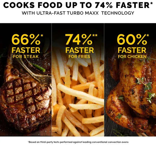 Kalorik - MAXX 26 QT Stainless Steel Digital Air Fryer Oven Grill - AFO47631SS2