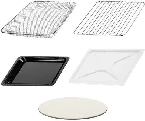 Kalorik - MAXX 600°F Pizza Air Fryer Oven with Stone - AFKA600PZASS13