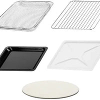 Kalorik - MAXX 600°F Pizza Air Fryer Oven with Stone - AFKA600PZASS13