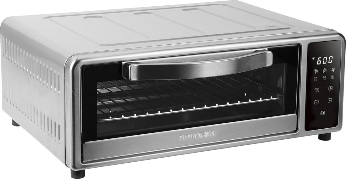 Kalorik - MAXX 600°F Pizza Air Fryer Oven with Stone - AFKA600PZASS13