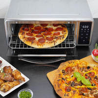 Kalorik - MAXX 600°F Pizza Air Fryer Oven with Stone - AFKA600PZASS13