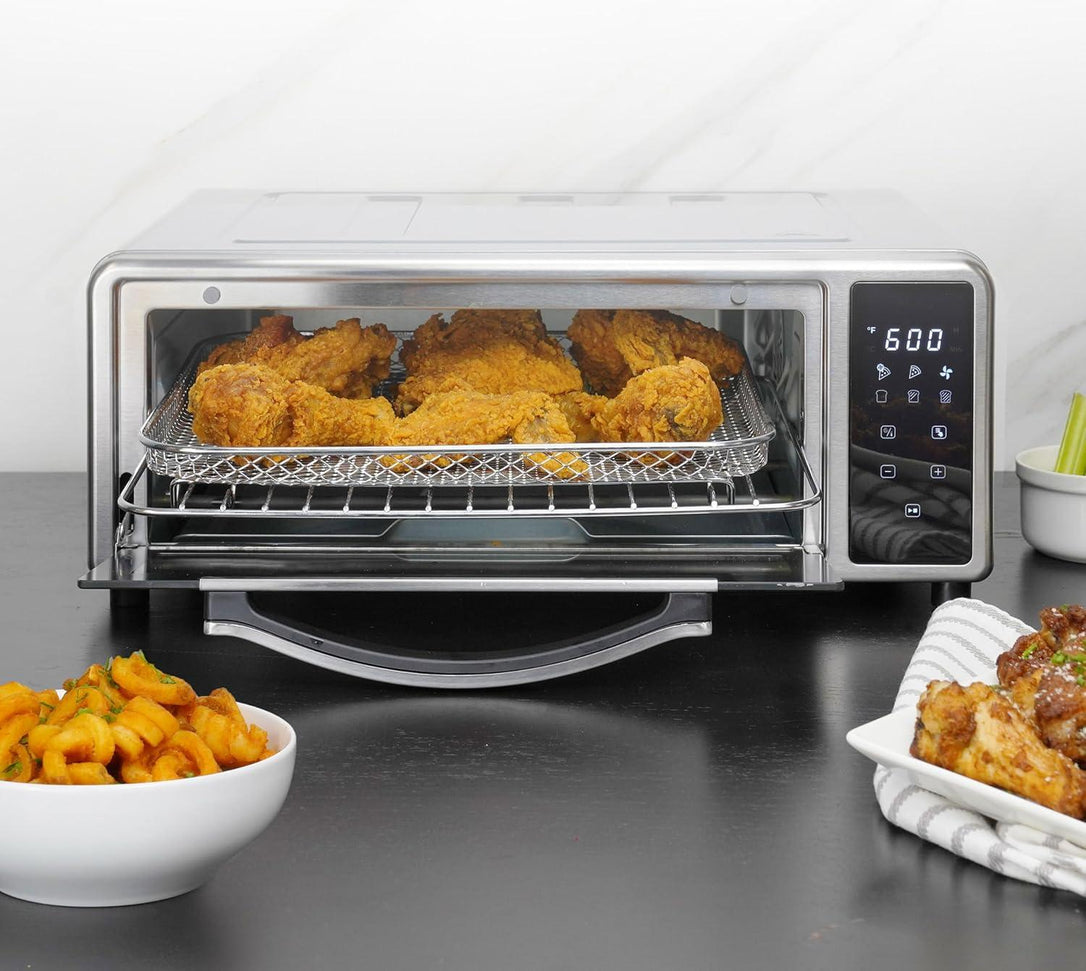 Kalorik - MAXX 600°F Pizza Air Fryer Oven with Stone - AFKA600PZASS13