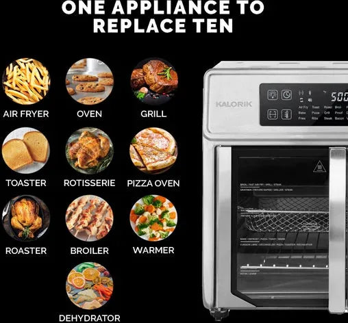 Kalorik - MAXX Advance 26 QT Digital Air Fryer Oven - AFO52233SS