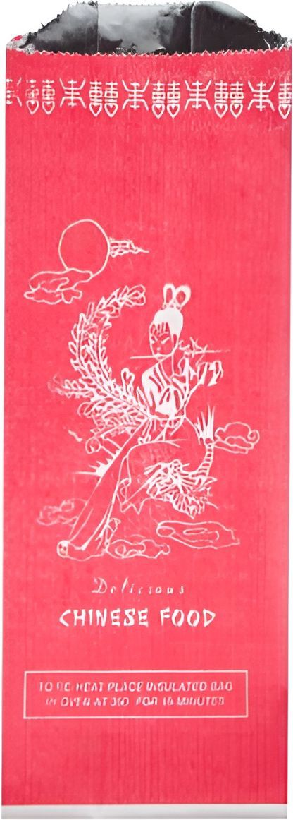Kari-Out - 1 Qt Chinese Print Quart Insulated Foil Bags, 1000/Cs - 6500320