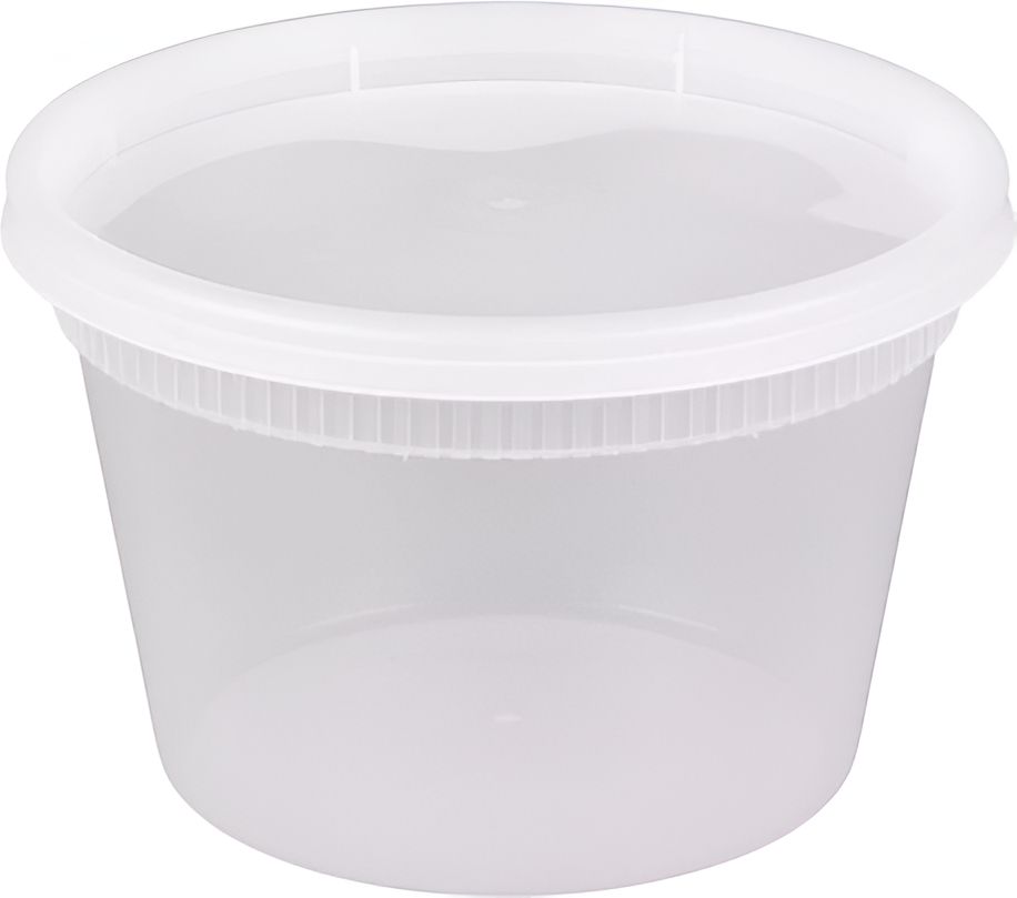 Kari-Out - 16 Oz Deli Container with Lid Combo, Pack of 240 - TD40016