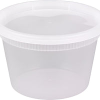 Kari-Out - 16 Oz Deli Container with Lid Combo, Pack of 240 - TD40016