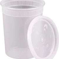 Kari-Out - 32 Oz Deli Container with Lid Combo, Pack of 240 - TD40032