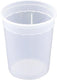 Kari-Out - 32 Oz Plastic Soup Container Combo, 500/Cs - 280166
