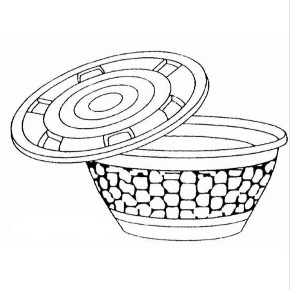 Kari-Out - 36 Oz White Plastic Bowl with Lid Combo, 150/Cs- 3201400