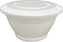 Kari-Out - 36 Oz White Plastic Bowl with Lid Combo, 150/Cs- 3201400