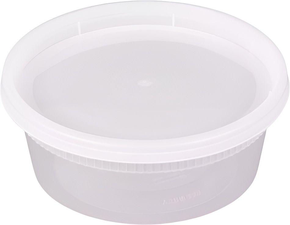Kari-Out - 8 Oz Deli Container with Lid Combo, Pack of 240 - TD40008