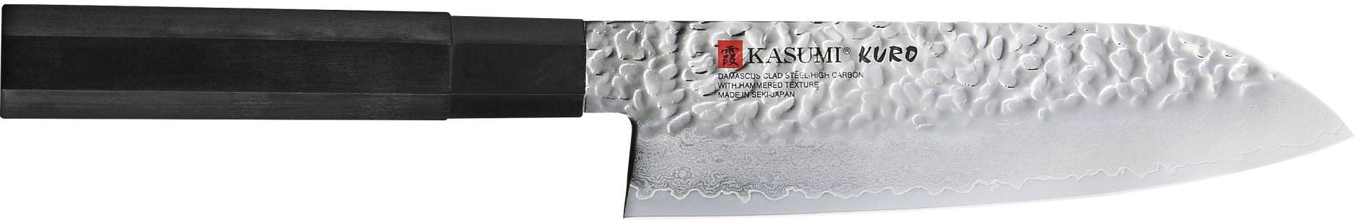Kasumi - KURO 6.5" Stainless Steel Santoku Knife - 71KR35017