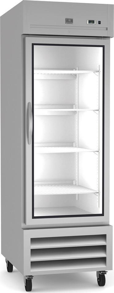 Kelvinator Commercial - 26.75" Reach-In Refrigerator with Glass Door - KCHRI27R1GDR