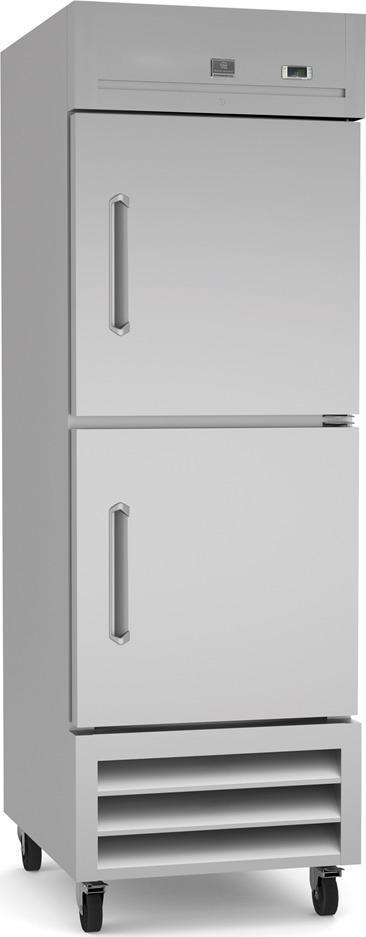Kelvinator Commercial - 27" Reach-In Freezer with 2 Half Doors - KCHRI27R2HDF