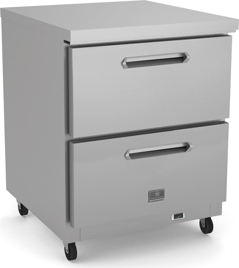 Kelvinator Commercial - 27" Under Counter Refrigerator with 2 Drawers - KCHUC27.2DR