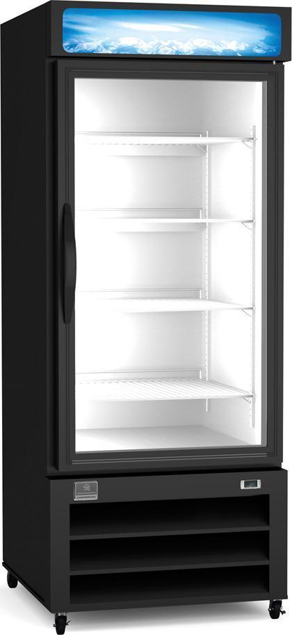 Kelvinator Commercial - 28" Merchandiser Reach-In Freezer with 1 Glass Door - KCHGM26F