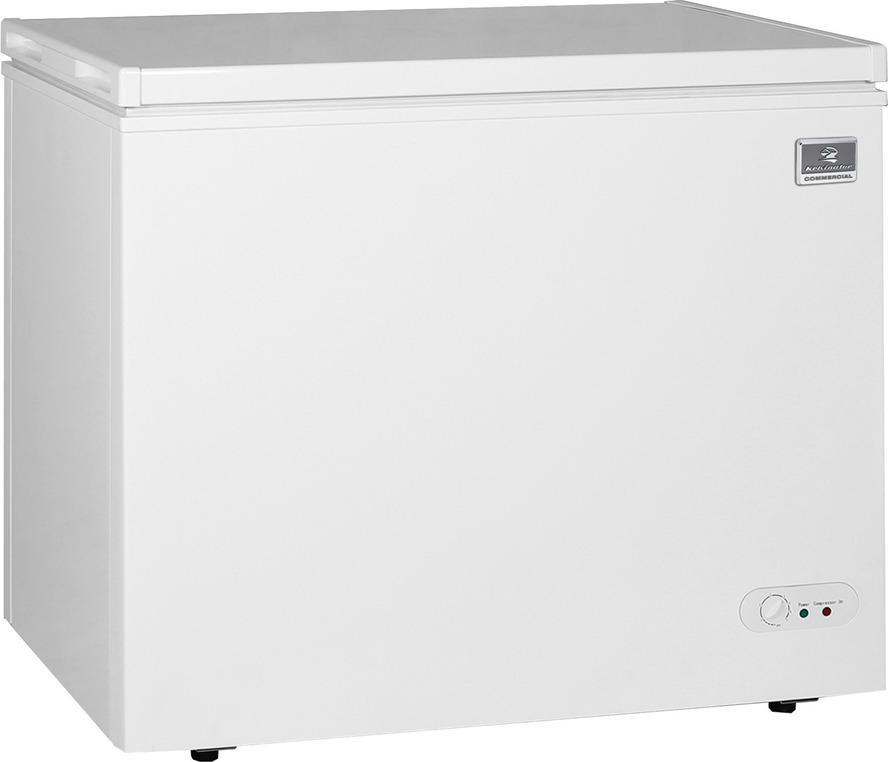 Kelvinator Commercial - 38" Solid Lid Chest Freezer with 1 Wire Basket - KCCF073WS