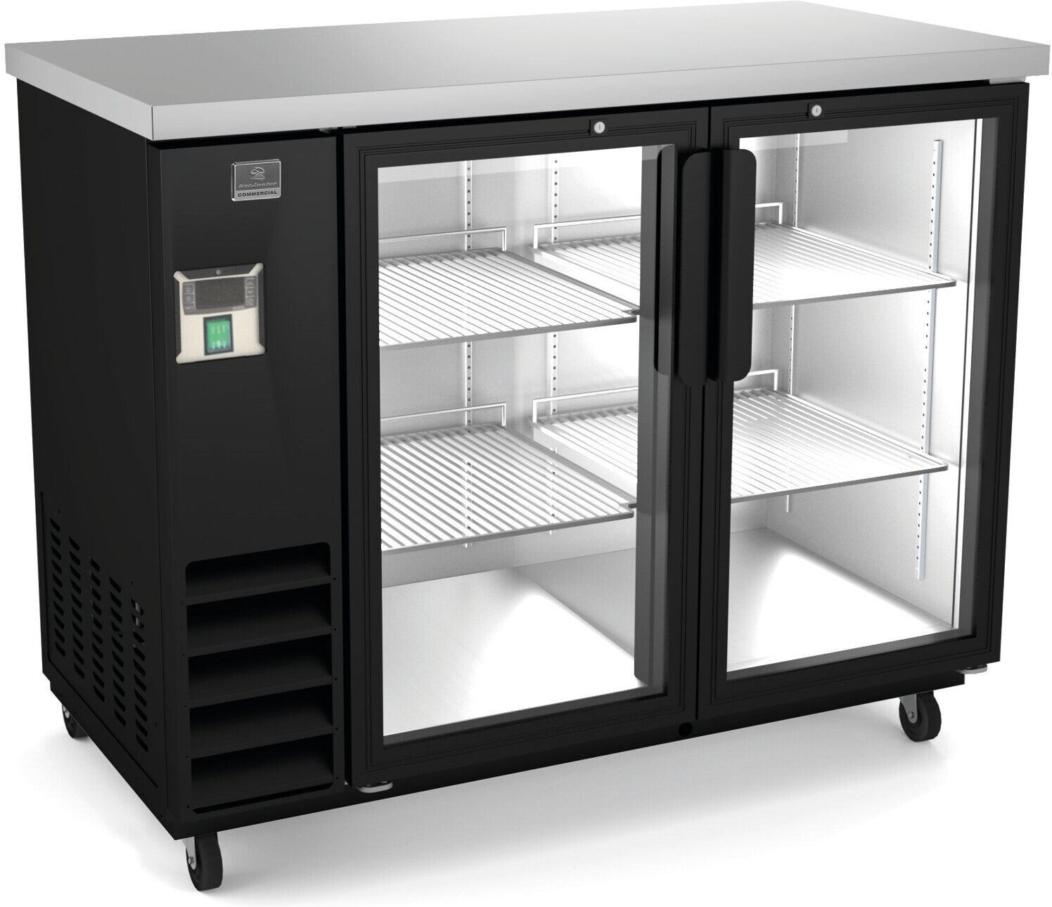 Kelvinator Commercial - 48" Back Bar Refrigerator with 2 Glass Doors - KCHBB48G