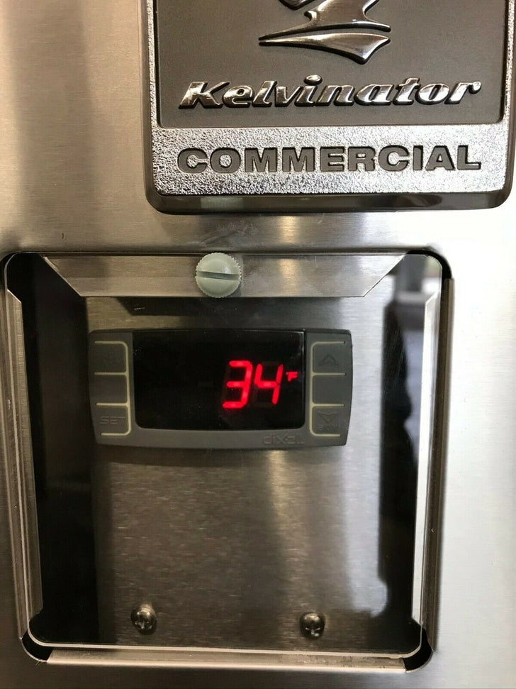 Kelvinator Commercial - 48" Back Bar Refrigerator with 2 Stainless Steel Doors - KCHBB48SS