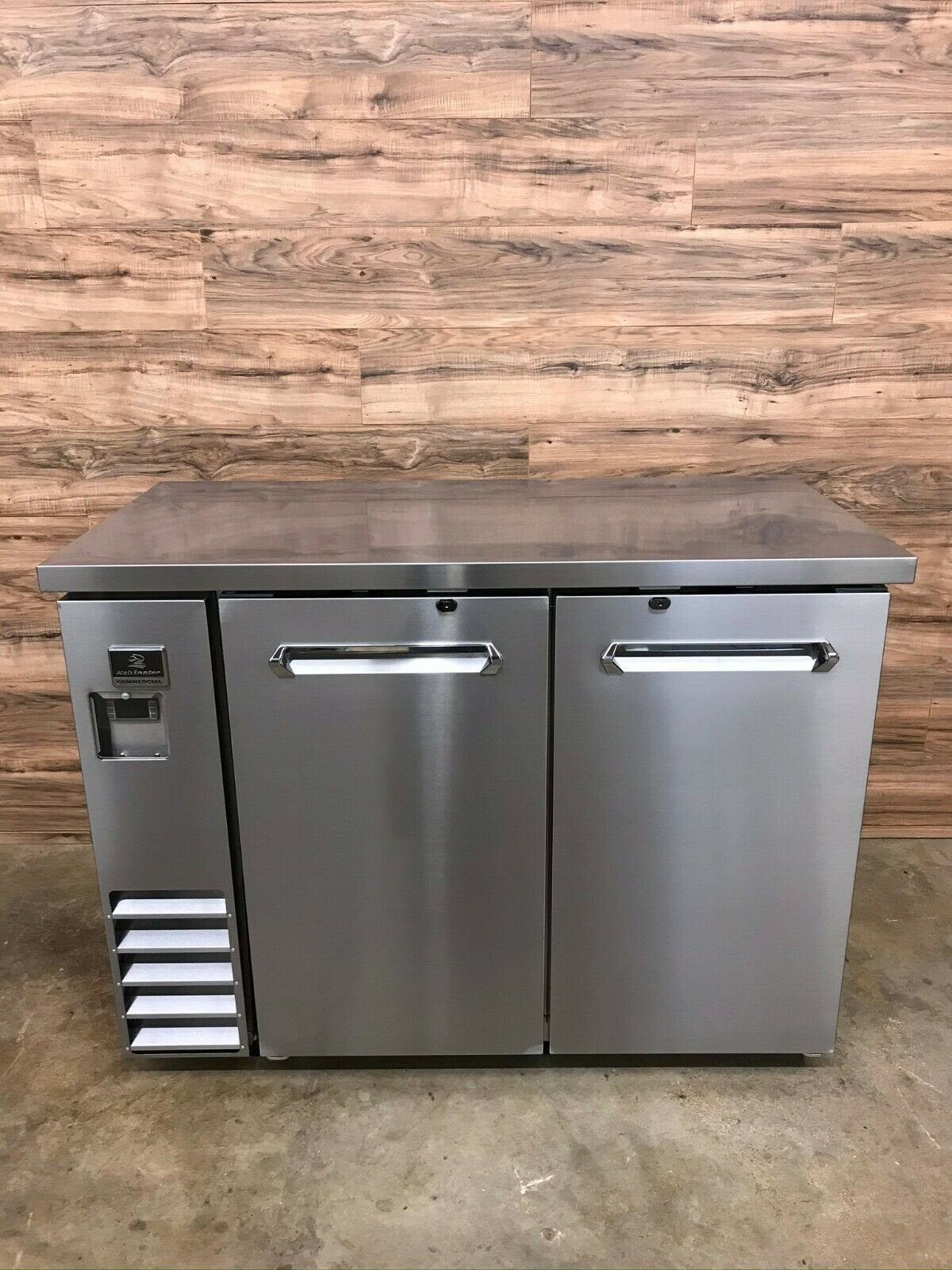 Kelvinator Commercial - 48" Back Bar Refrigerator with 2 Stainless Steel Doors - KCHBB48SS