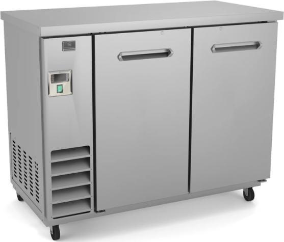 Kelvinator Commercial - 48" Back Bar Refrigerator with 2 Stainless Steel Doors - KCHBB48SS