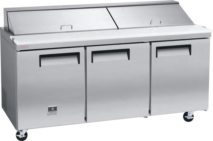Kelvinator Commercial - 70" Sandwich/Salad Preparation Table with 3 Doors - KCHST70.18