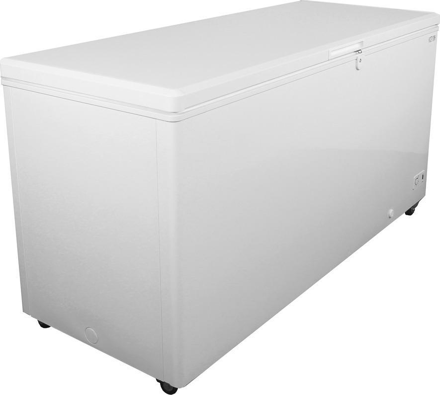 Kelvinator Commercial - 71" Solid Lid Chest Freezer with 1 Wire Basket - KCCF210WH