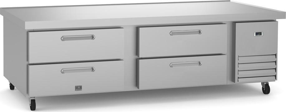 Kelvinator Commercial - 72" 4-Drawer Refrigerated Chef Base - KCHCB72R