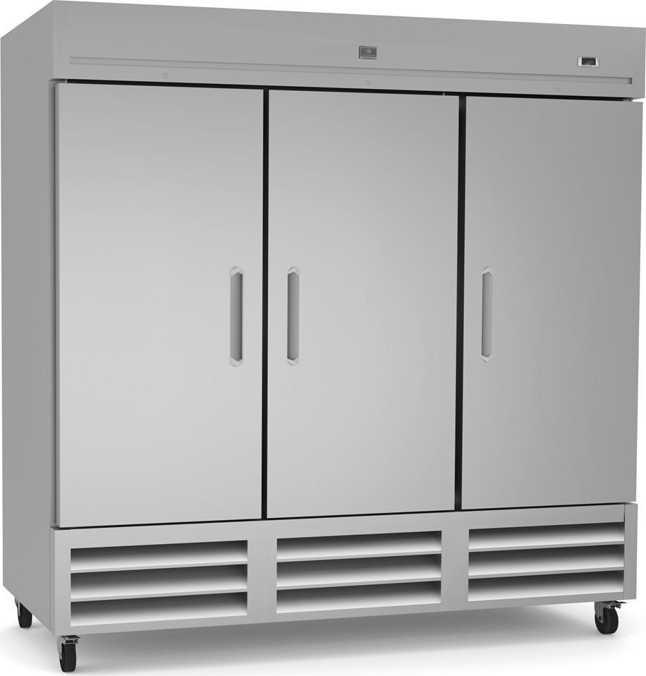 Kelvinator Commercial - 81" Reach-In Refrigerator with 3 Doors - KCHRI81R3DR