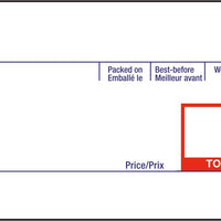 Kilotech - 58 x 40 mm Labels For LE.3k / INTEGRATOR C / KRS 1000PRS /RS or KRS 3000 or LP16 : kg / lb. /100 g - K862049