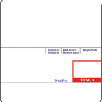 Kilotech - 58 x 60 mm Labels For LE.3k / INTEGRATOR C / KRS3000, LP 16 or KRS 1000 PRS/RS : kg / lb. / 100g - K862050