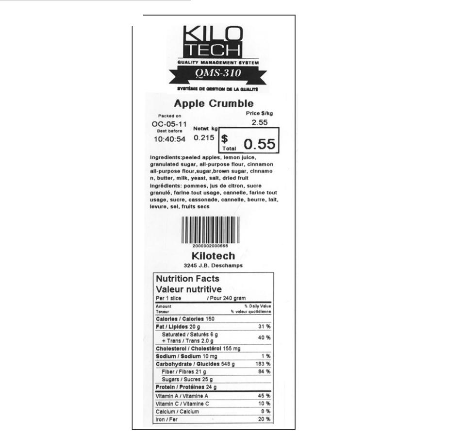 Kilotech - 64 mm x 145 mm Labels For LPII & CL5000 Continuous /Continue - K862037
